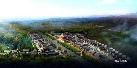 說明: C:3至道案例資料！函谷關(guān)文化園函谷關(guān)古鎮(zhèn)一期修規(guī)4.北區(qū)鳥瞰一.jpg